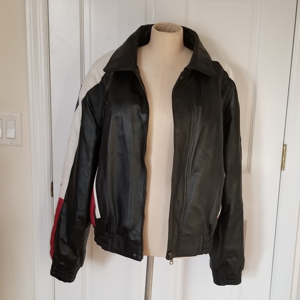 Vintage Men's USA Genuine Leather Jacket